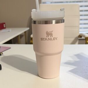 Stanley Light Pink Tumbler with Straw